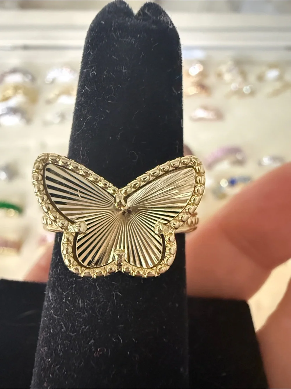 Gold Butterfly Ring - Women Jewelry